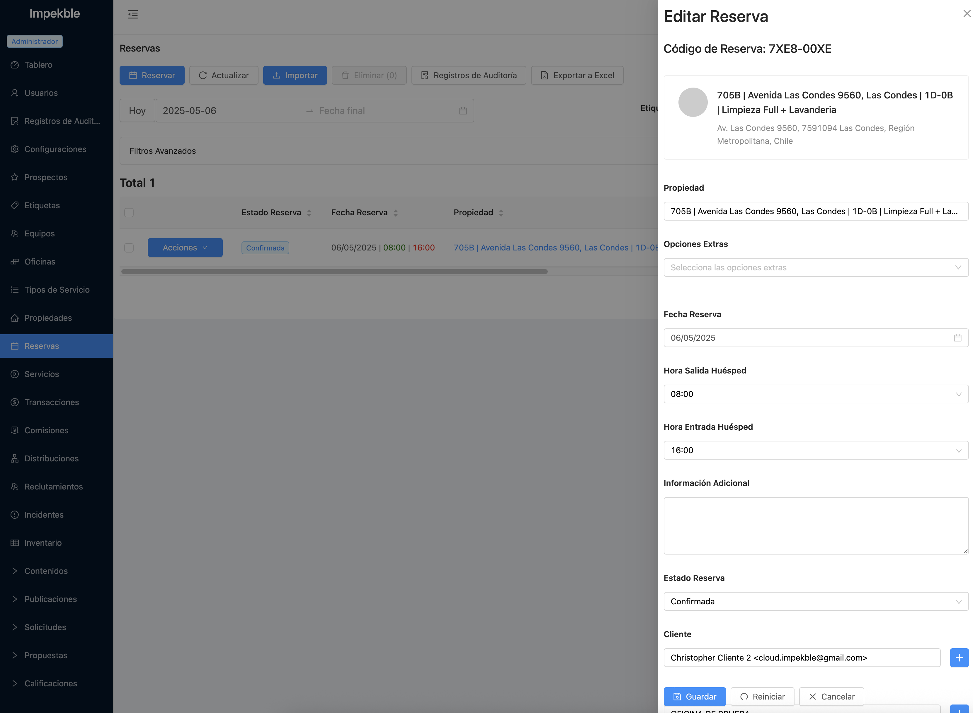 ImpeKble Dashboard